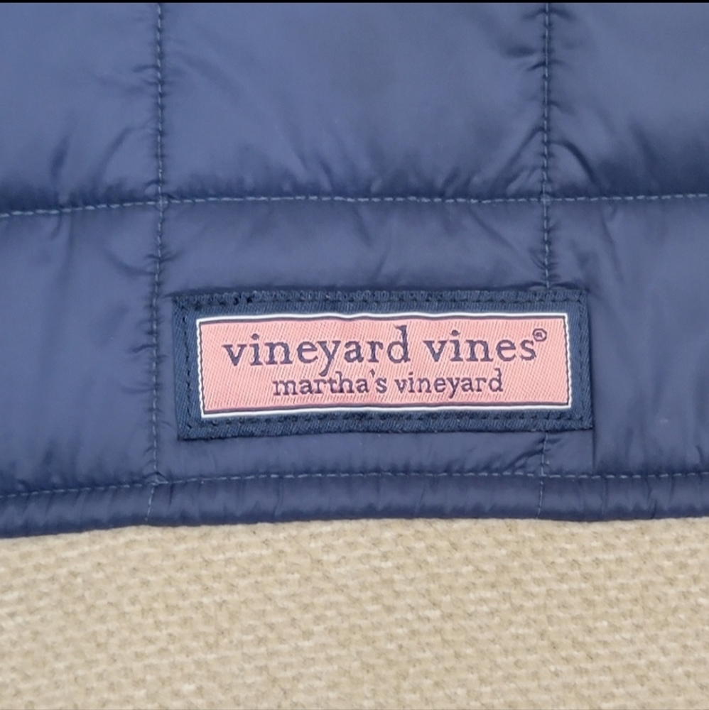 Vineyard Vines Vest M Blue/Cream - Picture 4 of 5